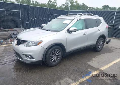 2016 Nissan Rogue Sl из США, поврежденный, VIN 5N1AT2MT9GC766051